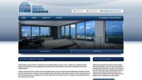 What Miamiimpactwindows.com website looked like in 2020 (4 years ago)