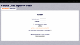 What Moodleliceosc.gestio-centre.net website looked like in 2020 (4 years ago)
