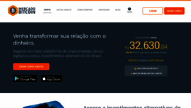 What Mercadobitcoin.com.br website looked like in 2020 (4 years ago)