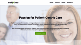 What Metrixcare.com website looked like in 2020 (4 years ago)