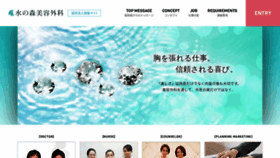 What Mizunomori-recruit.com website looked like in 2020 (4 years ago)