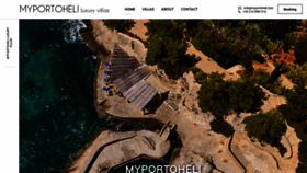 What Myportoheli.com website looked like in 2020 (4 years ago)