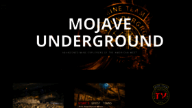 What Mojaveunderground.com website looked like in 2020 (4 years ago)