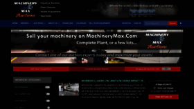 What Machinerymax.com website looked like in 2020 (4 years ago)