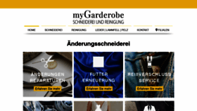 What Mygarderobe.de website looked like in 2020 (4 years ago)