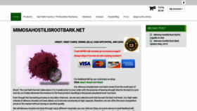 What Mimosahostilisrootbark.net website looked like in 2020 (4 years ago)