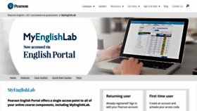 What Myenglishlab.com website looked like in 2020 (4 years ago)