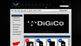 What Megasound.com.cy website looked like in 2020 (4 years ago)