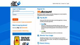What Myaccount.clarkpublicutilities.com website looked like in 2020 (4 years ago)