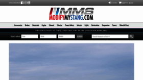What Modifymystang.com website looked like in 2020 (4 years ago)