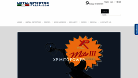 What Metaldetectoritalia.com website looked like in 2020 (4 years ago)