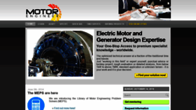 What Motor-engineer.net website looked like in 2020 (4 years ago)