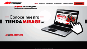 What Mirage.mx website looked like in 2020 (4 years ago)