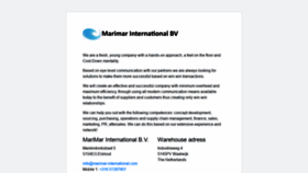 What Marimar-international.com website looked like in 2020 (4 years ago)
