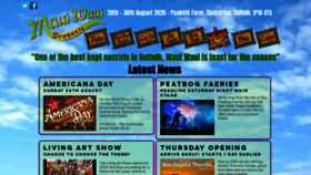 What Mauiwauievents.co.uk website looked like in 2020 (4 years ago)