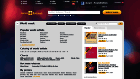 What Music-bazaar.net website looked like in 2020 (4 years ago)