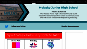 What Molasky.org website looked like in 2020 (4 years ago)