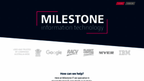 What Mstone.com.au website looked like in 2020 (4 years ago)