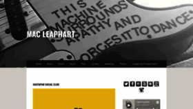 What Macleaphart.com website looked like in 2020 (4 years ago)