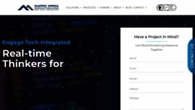 What Matrixnmedia.com website looked like in 2020 (4 years ago)