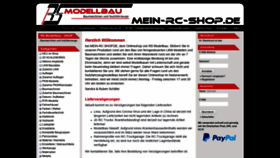 What Mein-rc-shop.de website looked like in 2020 (4 years ago)