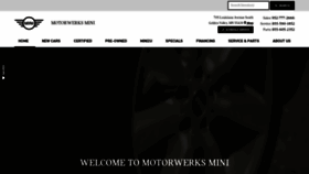 What Motorwerksmini.com website looked like in 2020 (4 years ago)