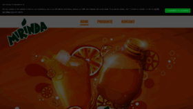 What Mirinda.de website looked like in 2020 (4 years ago)