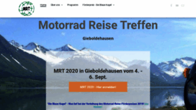 What Motorrad-reise-treffen.de website looked like in 2020 (4 years ago)