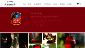 What Morebirds.com website looked like in 2020 (4 years ago)