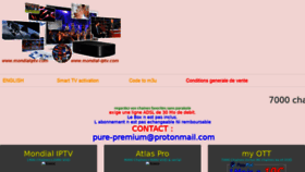 What Mondial-iptv.com website looked like in 2020 (4 years ago)