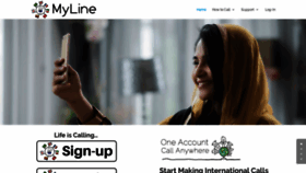 What Myline.com website looked like in 2020 (4 years ago)