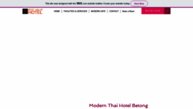 What Modernthaihotel.com website looked like in 2020 (4 years ago)