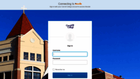 What Moodle.carroll.edu website looked like in 2020 (4 years ago)