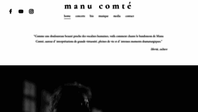 What Manucomte.com website looked like in 2020 (4 years ago)