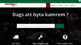 What Minkamrem.se website looked like in 2020 (4 years ago)