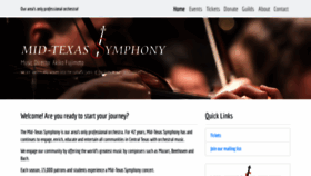 What Mtsymphony.org website looked like in 2020 (4 years ago)