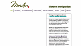 What Mordenimmigration.com website looked like in 2020 (4 years ago)