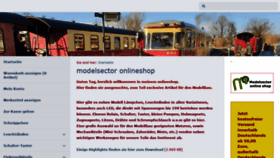 What Modelsector.com website looked like in 2020 (5 years ago)