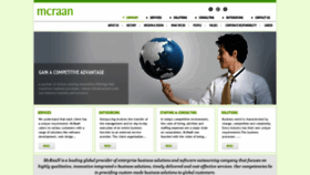 What Mcraan.com website looked like in 2020 (4 years ago)