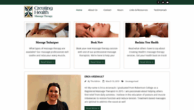 What Massagetherapywinnipeg.biz website looked like in 2020 (4 years ago)
