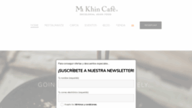 What Makhincafe.com website looked like in 2020 (4 years ago)