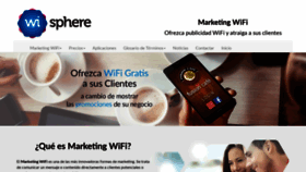 What Marketingwifi.es website looked like in 2020 (4 years ago)