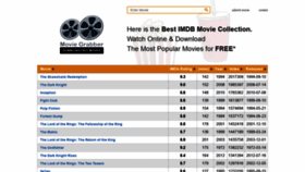 What Movie-grabber.com website looked like in 2020 (4 years ago)