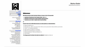 What Markus-bader.de website looked like in 2020 (4 years ago)