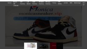 What Monicasneaker.vip website looked like in 2020 (4 years ago)