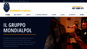 What Mondialpol.it website looked like in 2020 (4 years ago)