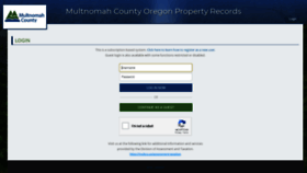 What Multcoproptax.org website looked like in 2020 (4 years ago)