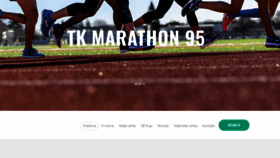 What Marathon95.hr website looked like in 2020 (4 years ago)