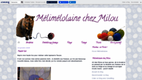 What Melimelolaine.com website looked like in 2020 (4 years ago)