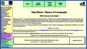 What Maphistory.info website looked like in 2020 (4 years ago)